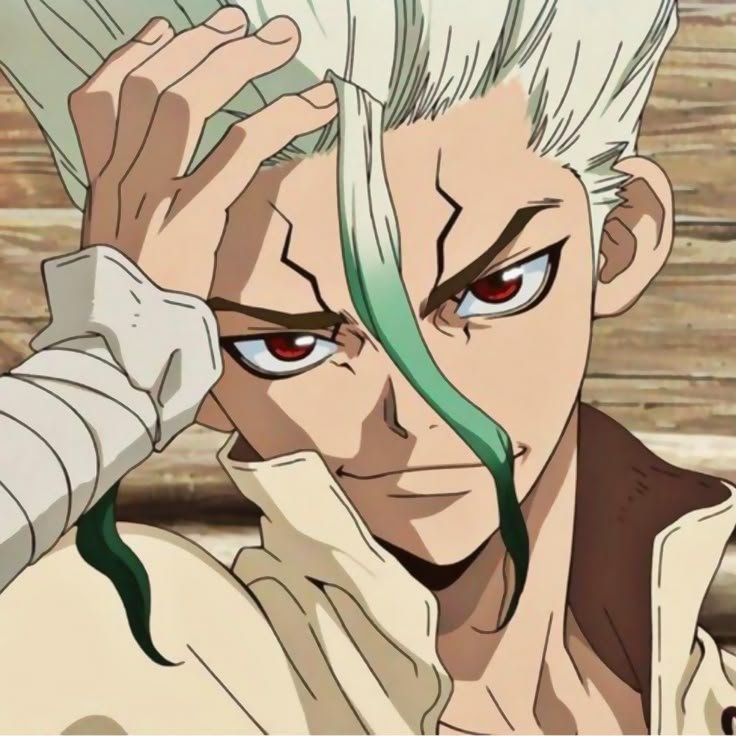 Senku Ishigami - genius scientist and leader of the Kingdom of Science